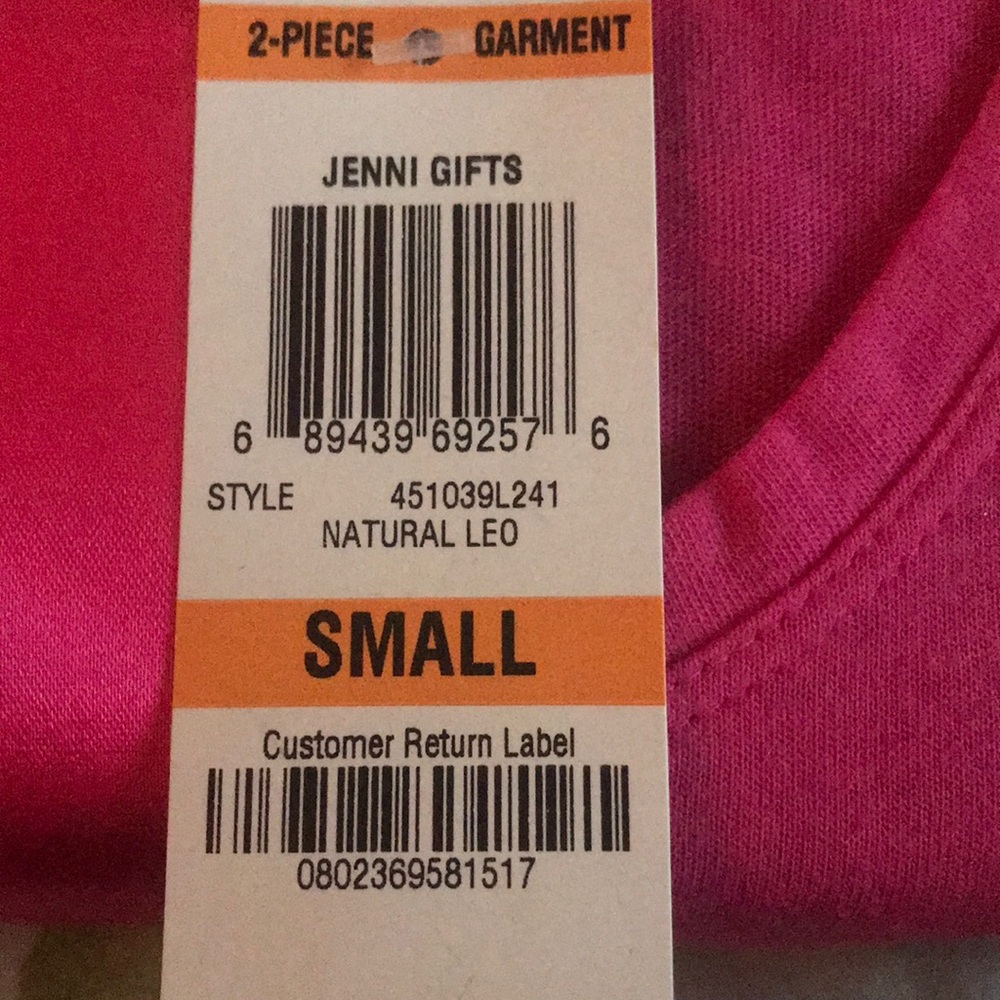 Cheetah pajamas with pink soft top